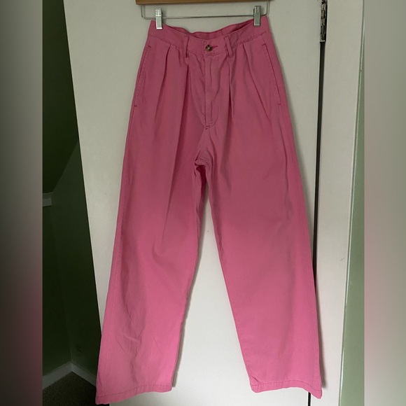 Denimist Blair Double Pleated Pant in Pink - sz 26 🩷 - Picture 1 of 5